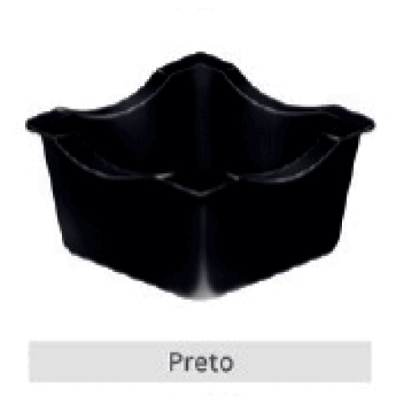 FORMINHA TERMOFORMADA KAIXOTE PRETO C/50 UN