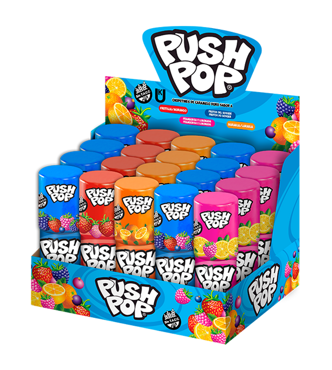PIRULITO PUSH POP DIVERSOS SABORES UNITARIO