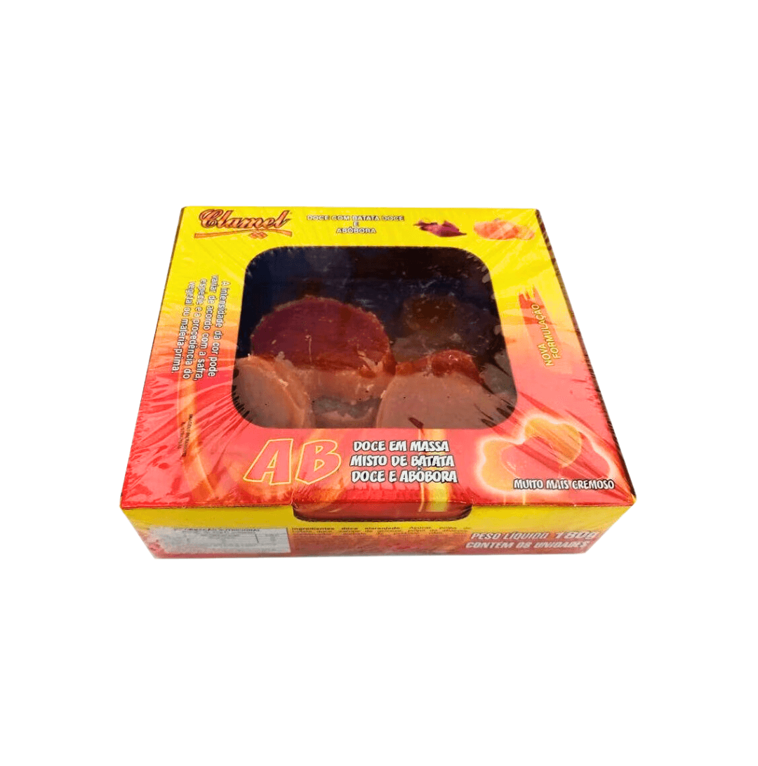 DOCE DE ABOBORA CLAMEL CORACAO C/08 UN 180 GR DISPLAY BABY