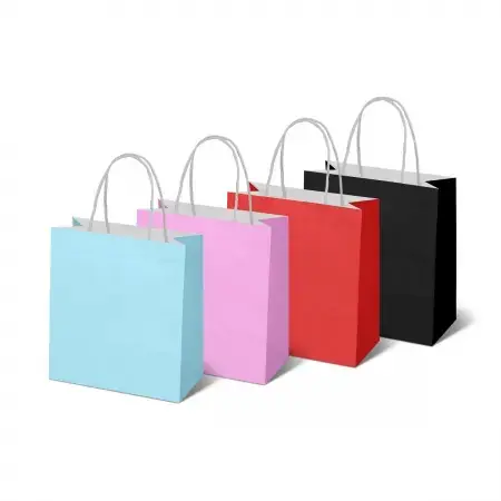 SACOLA DE PAPEL CASTELO EMB. GG 38X24X10,5 CM CORES