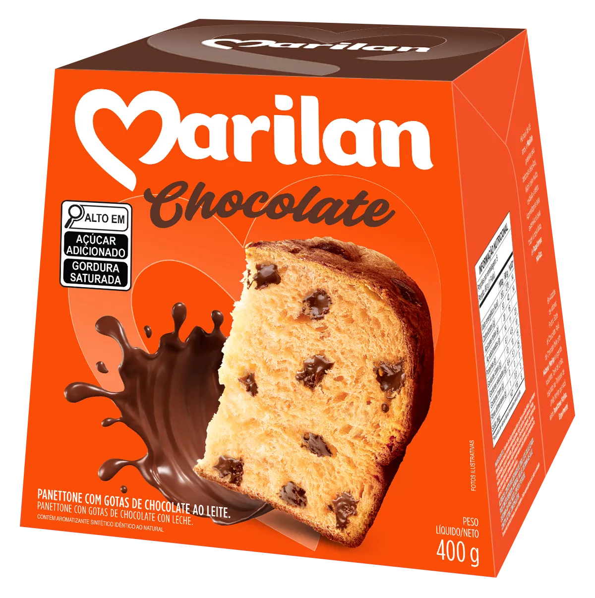 PANETONE MARILAN 400 GR CHOCOLATE