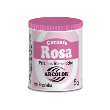 CORANTE EM PO ARCOLOR 5 GR ROSA