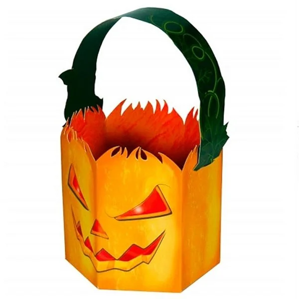HALLOWEEN CESTA KAIXOTE ABOBORA C/01 UN
