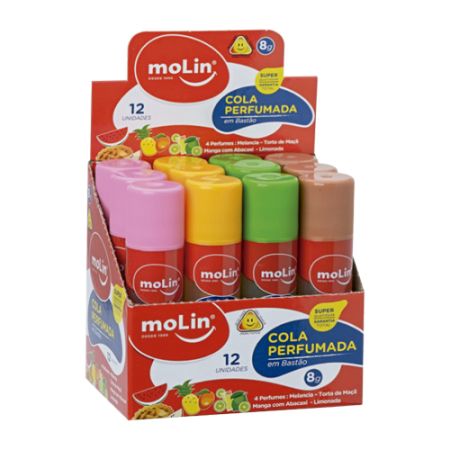 COLA EM BASTAO MOLIN PERFUMADA 8 GR UNITARIO