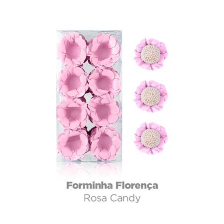 FORMINHA DEC PLAC FLORENCA ROSA CANDY C/40 UN