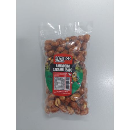 AMENDOIM PETISCO DELICIA CARAMELIZADO 100 GR