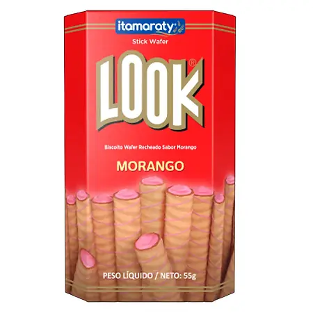 BIJU RECHEADO ITAMARATY LOOK MORANGO 55 GR UNITARIO