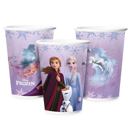 COPO PAPEL 180 ML REGINA FROZEN C/08 UN