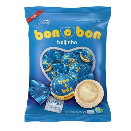 BOMBOM ARCOR BONOBON 750 GR BEIJINHO
