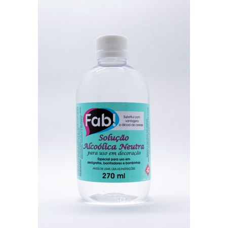 SOLUCAO ALCOOLICA NEUTRA FAB 270 ML