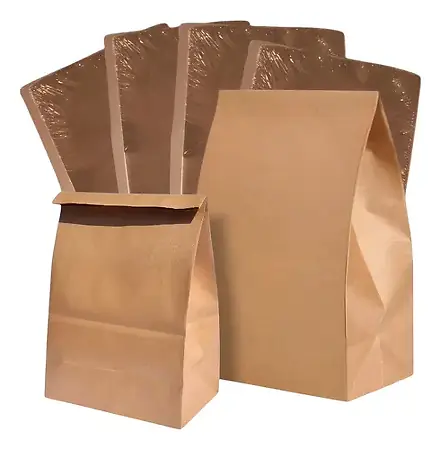 SACO DE PAPEL VINCO TAM. GG 32X30X18 CM KRAFT UNITARIO