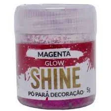 PO BRILHANTE P/ DECORACAO ICEBERG SHINE GLITTER MAGENTA 5 GR