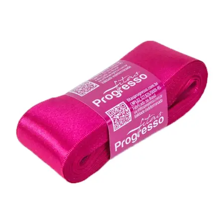 FITA PROGRESSO CETIM 38 MM X 10 MT COR 303 PINK