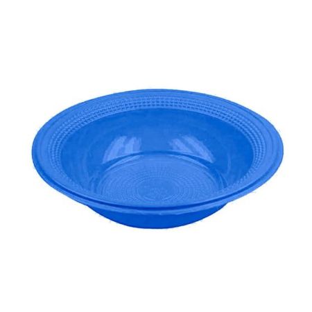 PRATO DESCARTAVEL TRIK TRIK 12 CM FUNDO BIO AZUL C/10 UN