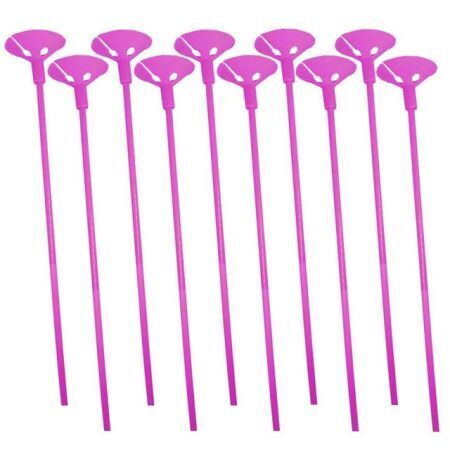 SUPORTE P/ BEXIGA LOURENSSON 30 CM PEQ C/10 UN PINK