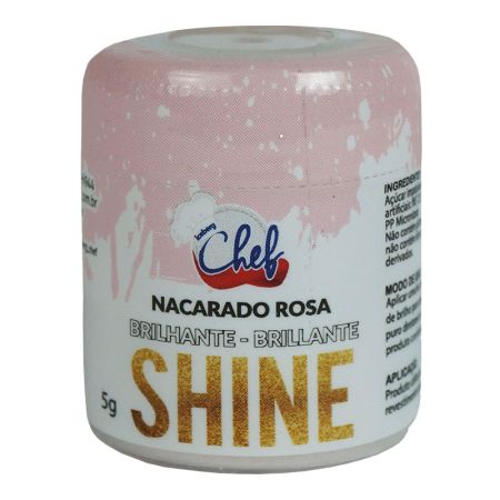 PO BRILHANTE P/ DECORACAO ICEBERG SHINE NACARADO ROSA 5 GR