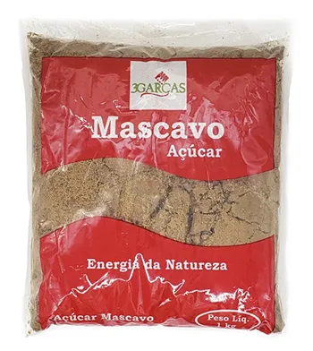 ACUCAR MASCAVO 3 GARCAS 1 KG