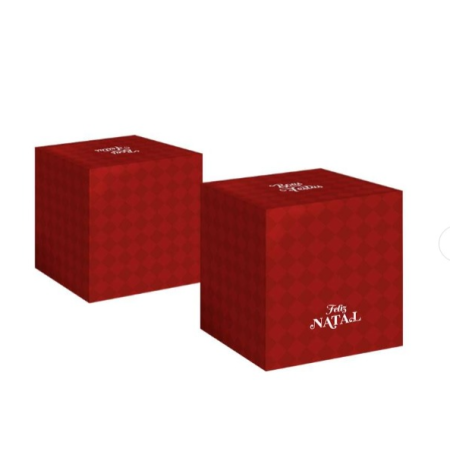 NATAL CAIXA PANETONE REGINA MINI ORIGEM VERMELHO 25 C/01 UN