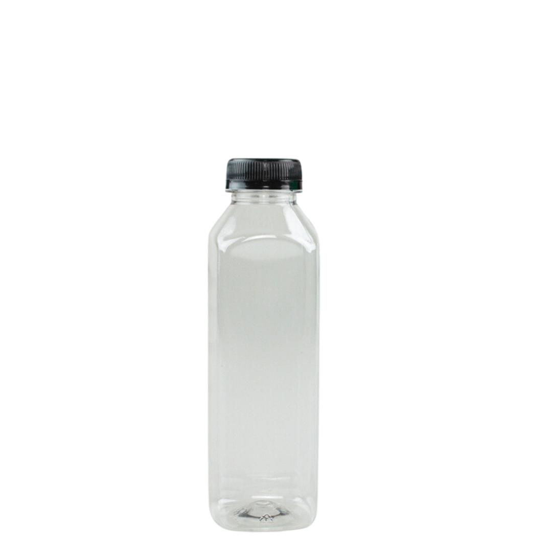GARRAFA PLASTICA GOOD PACK 1000 ML C/ TAMPA PRETA C/05 UN