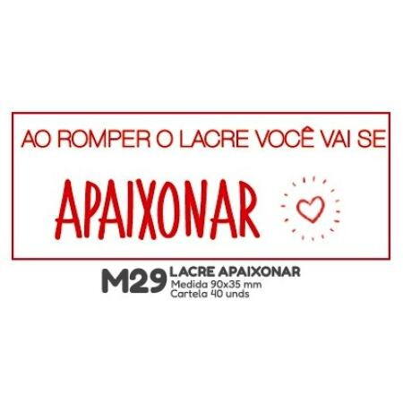 ETIQUETA P/ BOMBOM HIPER EMB. LACRE APAIXONAR M28