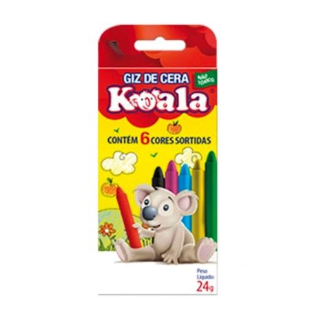 GIZ DE CERA KOALA FINO C/06 CORES