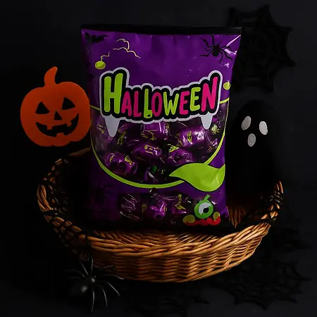 BALA TOFFANO HALLOWEEN FRAMBOESA 500 GR