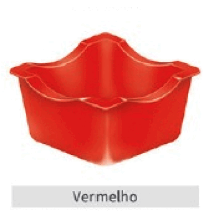 FORMINHA TERMOFORMADA KAIXOTE VERMELHA C/50 UN