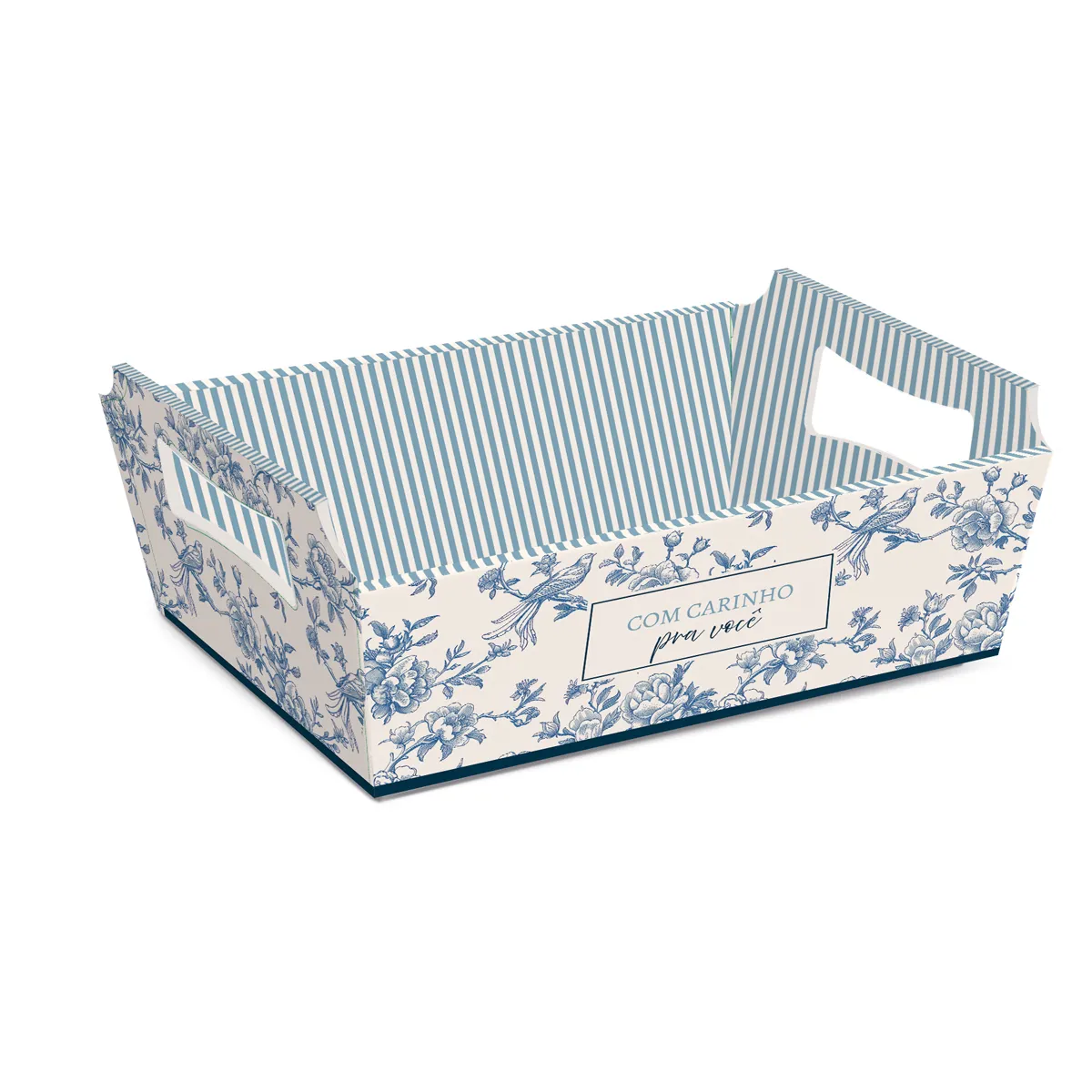 CAIXA CESTA CROMUS TAM. P 18X13X7,5 VERSALHES