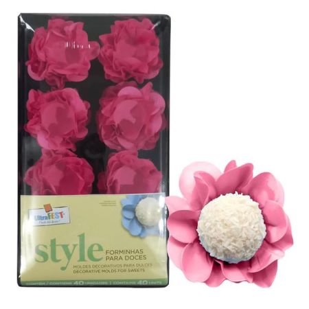FORMINHA DEC ULTRAFEST FLOR STYLE ROSA CHICLETE C/40 UN
