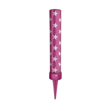 VELA ANIVERSARIO VULCAO C/01 UN FANTASMINHA ROSA