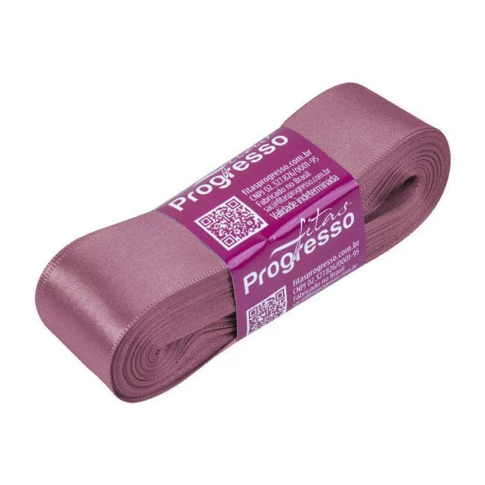 FITA PROGRESSO CETIM 30 MM X 10 MT COR 344 ROSE