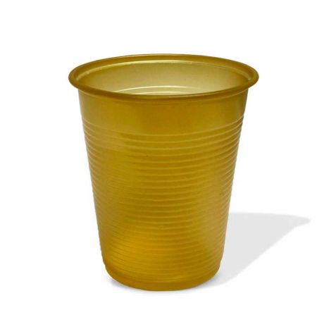 COPO DESCARTAVEL KAIXOTE 200 ML DOURADO C/25 UN