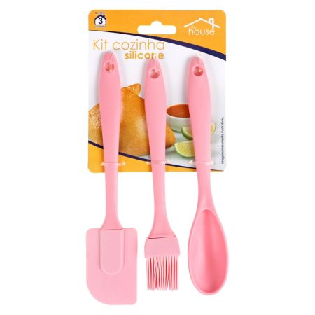 ESPATULA SILICONE KIT ESPATULA/PINCEL/COLHER CAERUS