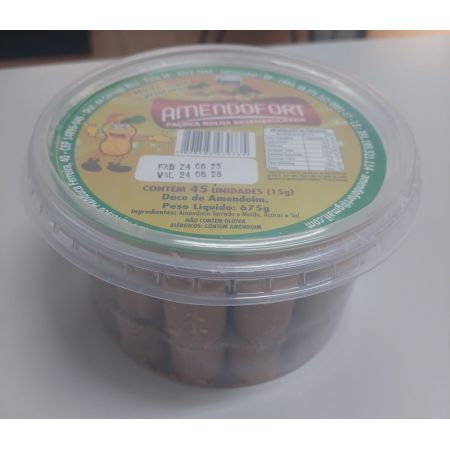 PACOQUINHA AMENDOFORT ROLHA DESEMB. 675 GR C/45 UN