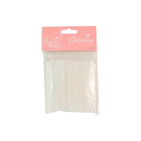 PALITO P/ PIRULITO LSC TOYS 09 CM CRISTAL C/100 UN