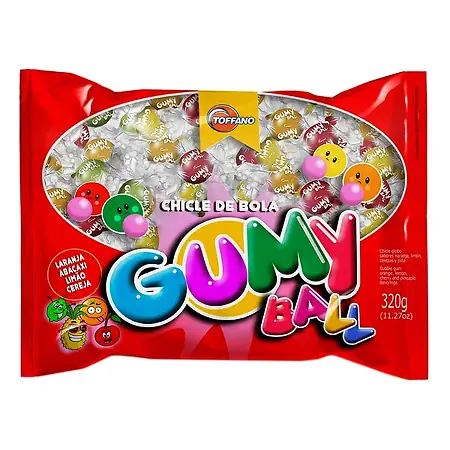 CHICLE TOFFANO GUMY BALL SORTIDO 320 GR