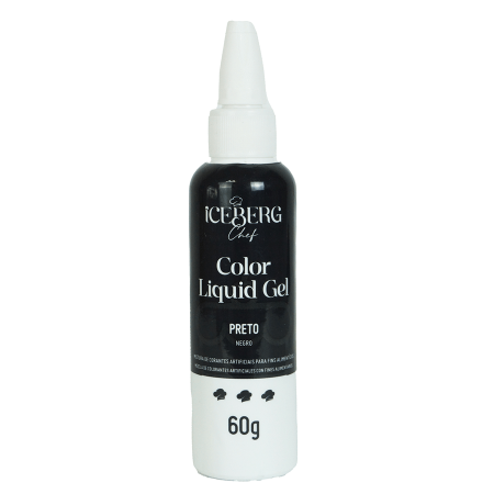 CORANTE LIQUID GEL ICEBERG 60 GR PRETO