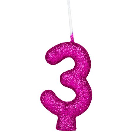 VELA REGINA CINTILANTE PINK Nº 3