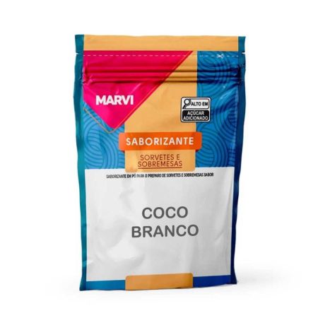 PO P/ SORVETE MARVI COCO BRANCO 100 GR