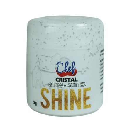 PO BRILHANTE P/ DECORACAO ICEBERG SHINE GLITTER CRISTAL 5 GR