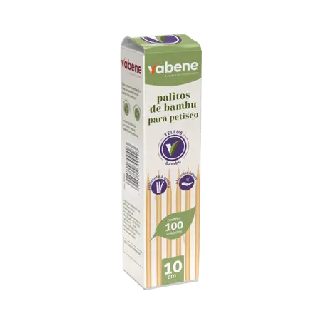 PALITO P/ PETISCO VABENE BAMBU C/100 UN