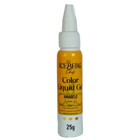 CORANTE LIQUID GEL ICEBERG 25 GR AMARELO