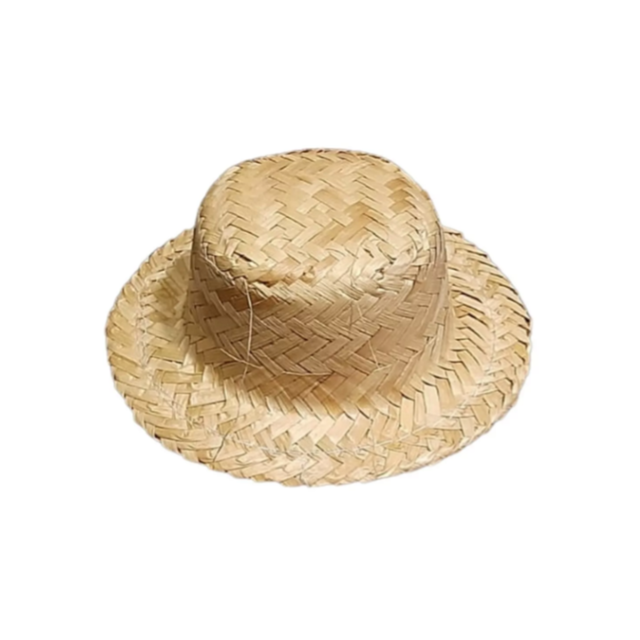 JUNINA CHAPEU BELLA PALHA BONECA UNITARIO