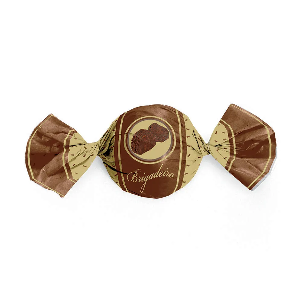 EMBALAGEM P/ TRUFFAS 14,5X15,5 CROMUS SABOR BRIGADEIRO