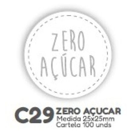 ETIQUETA P/ BOMBOM HIPER EMB. ZERO ACUCAR C29