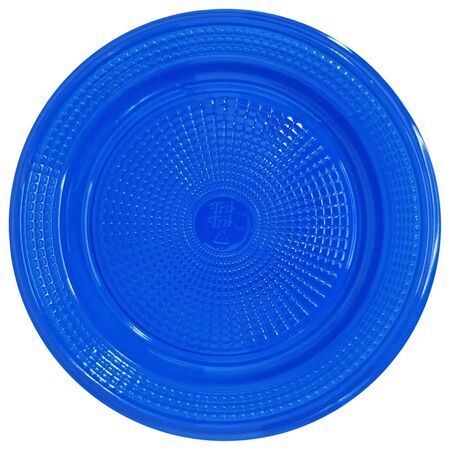 PRATO DESCARTAVEL TRIK TRIK 15 CM BIO RED AZUL ESC C/10 UN