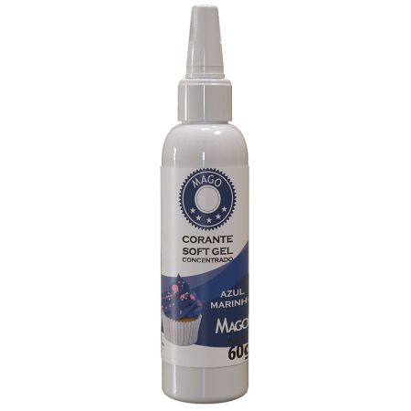 CORANTE SOFT GEL MAGO 60 ML AZUL MARINHO