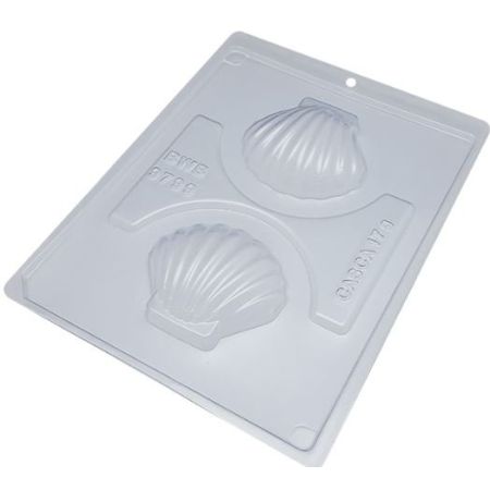 FORMAS SILICONE BWB CONCHA SHELL MEDIA