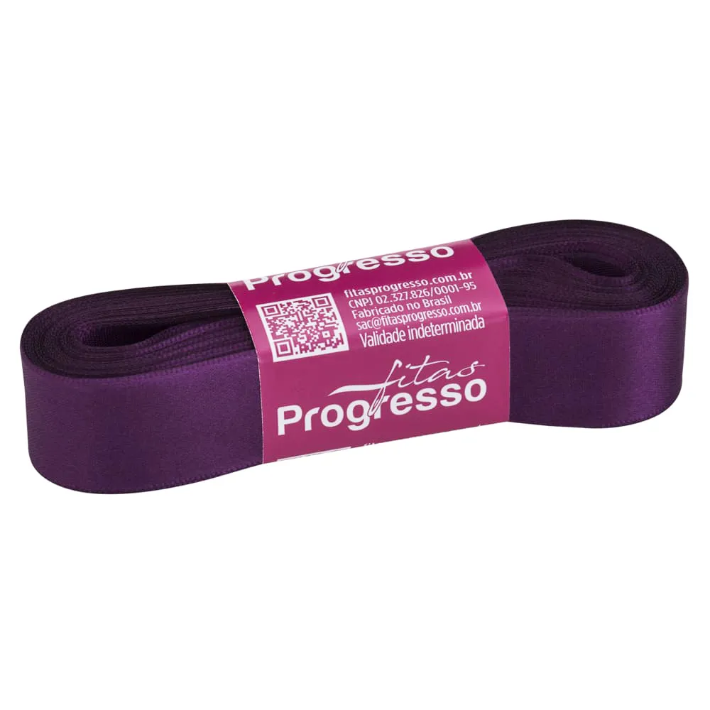 FITA PROGRESSO CETIM 22 MM X 10 MT COR 675 VIOLETA