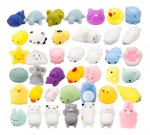 MINI BRINQUEDO SQUISH MOCHI BICHINHO SHOPPEE UNITARIO